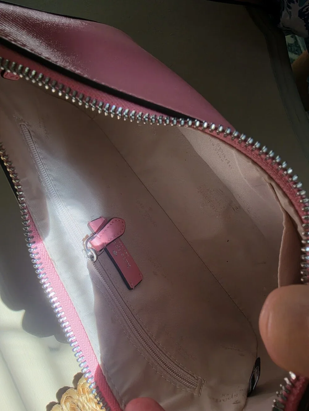 Kate Spade Margot Textured Leather Pink Crossbody - Picture 5 of 11